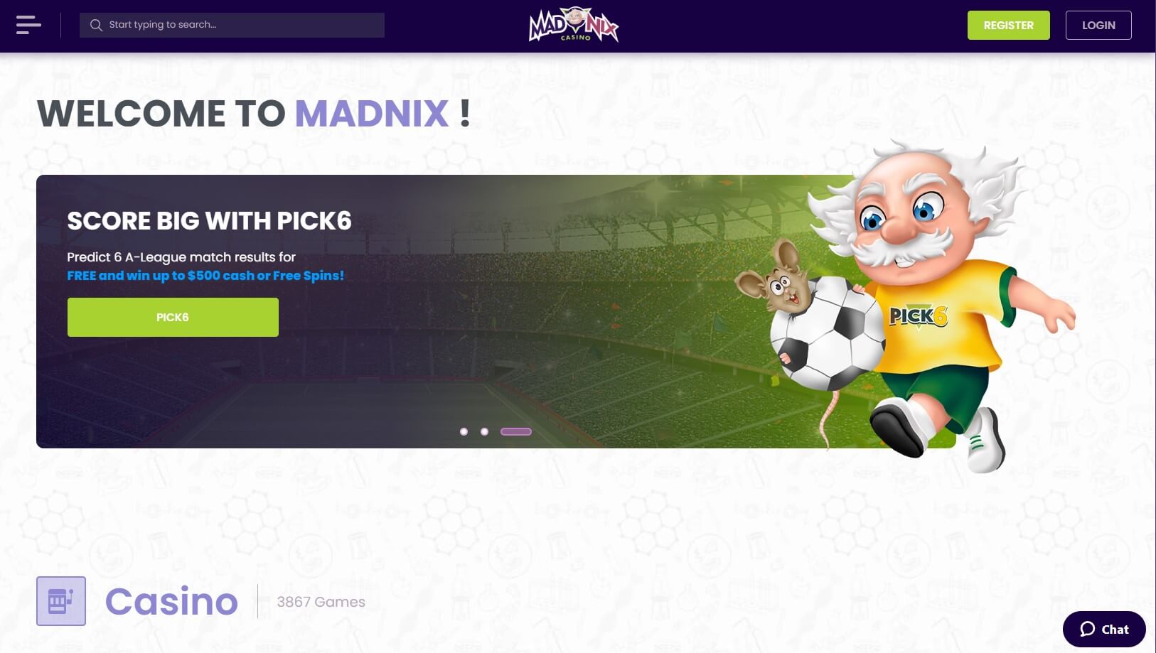 Madnix777 Online Casino